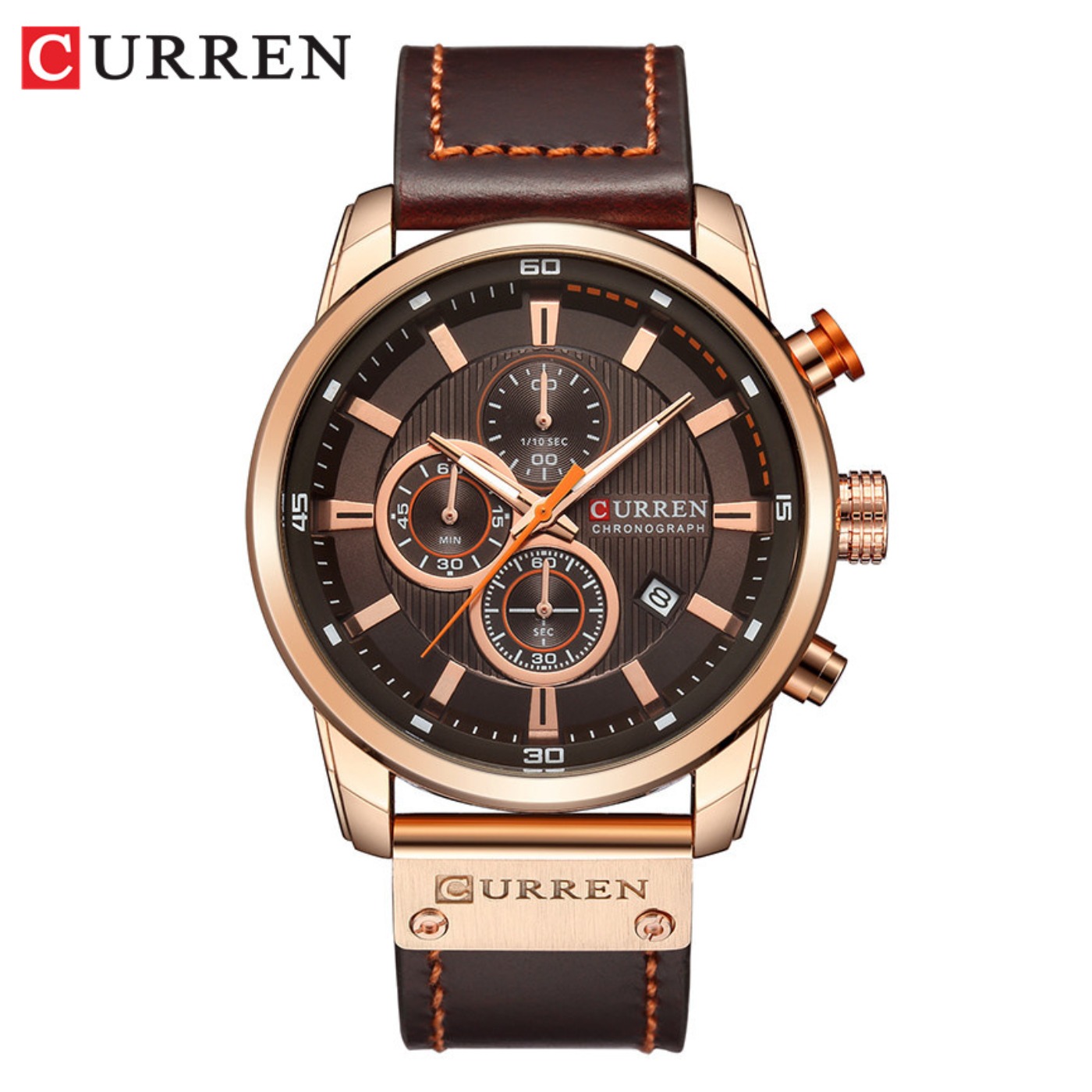 Luxury Watch For Men - CURREN Fashion Date Quartz Men Watches