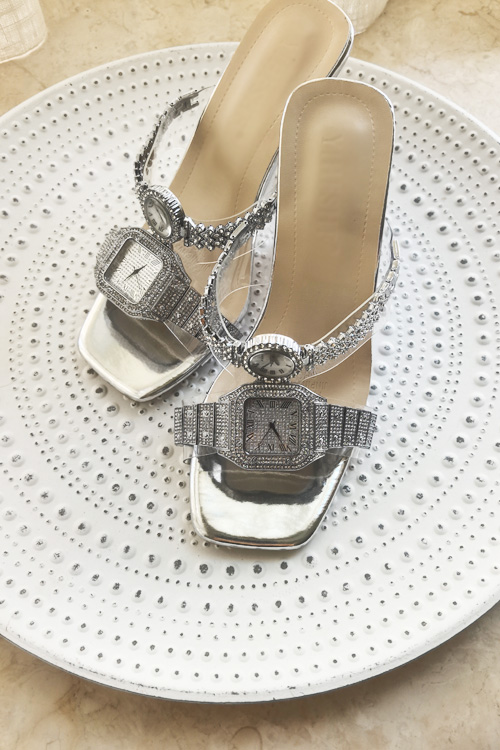 Luxury Watch For - Original design Crystal watch high heels