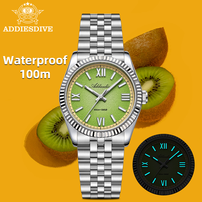 Luxury Watch For Men - ADDIESDIVE Men VH31 Quartz Watch 36MM