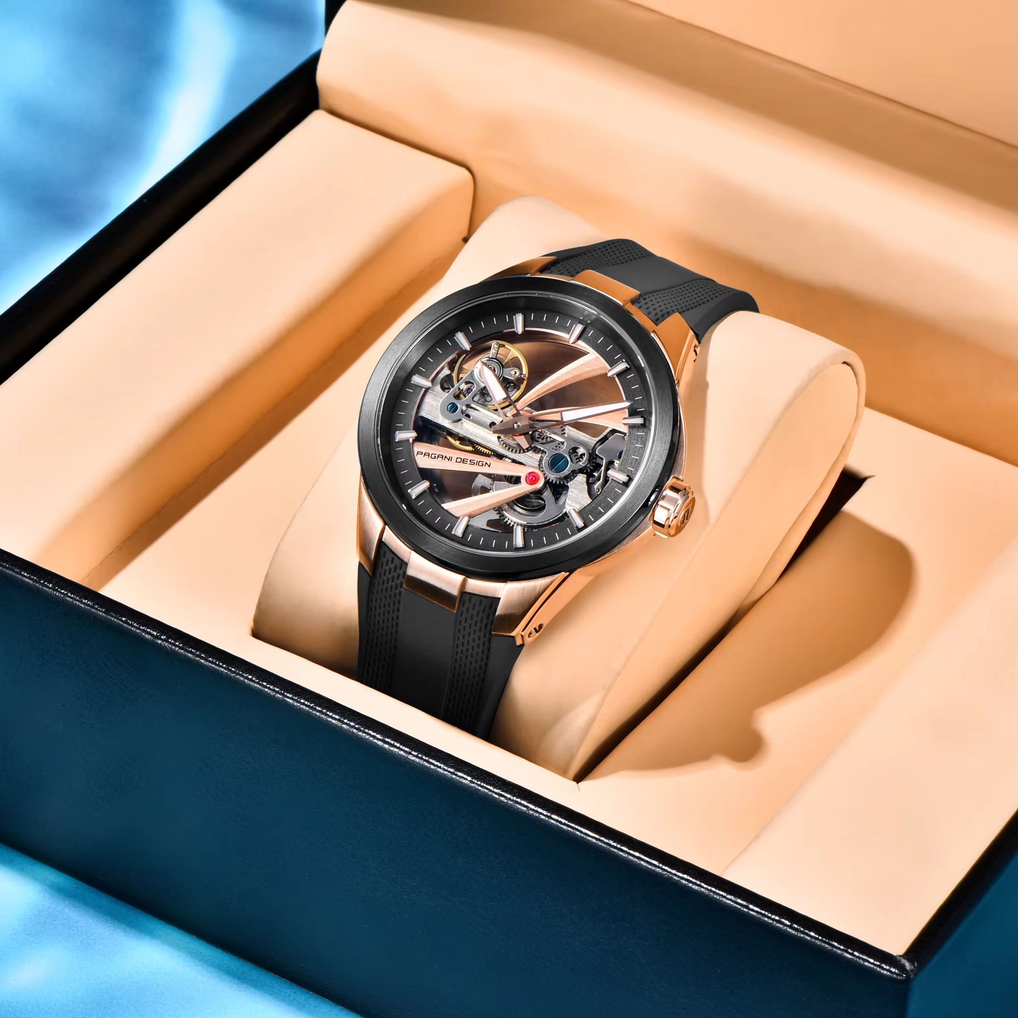 PAGANI DESIGN Extraordinary De - Luxury Watch Gold And Black 评论和价格