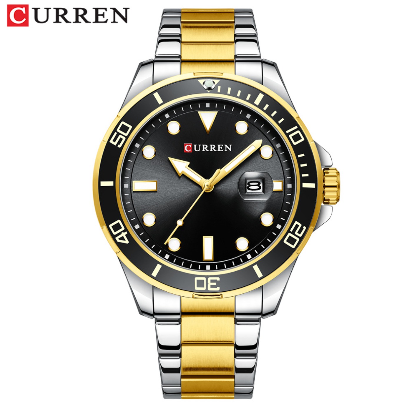 CURREN New Green Water Ghost S - Luxury Watch For Men 评论和价格