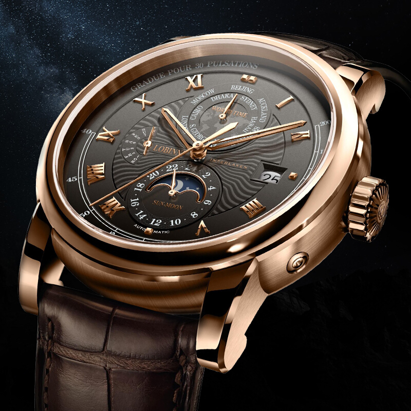 LOBINNI Men Automatic Watch 42 - Luxury Watch In The World 评论和价格