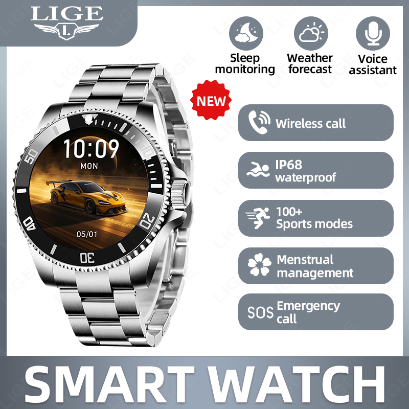 LIGE Business Smart Watch Men  - Luxury Watch In The World 评论和价格