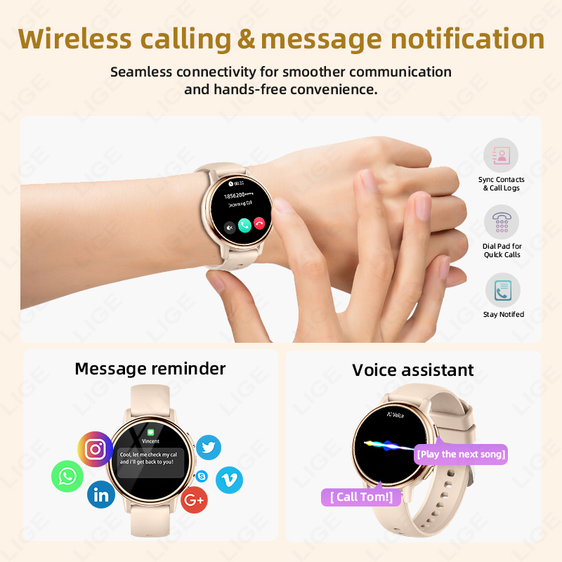 2026 LIGE Women Smart Watch Lu - Luxury Watch In The World 评论和价格