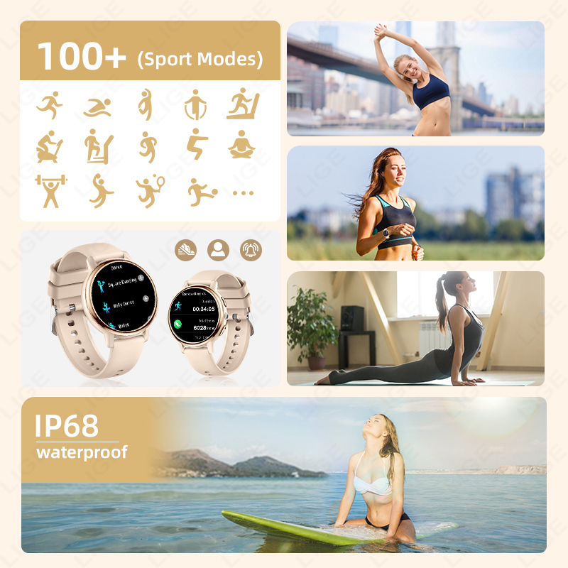 2026 LIGE Women Smart Watch Lu - Luxury Watch In The World 评论和价格