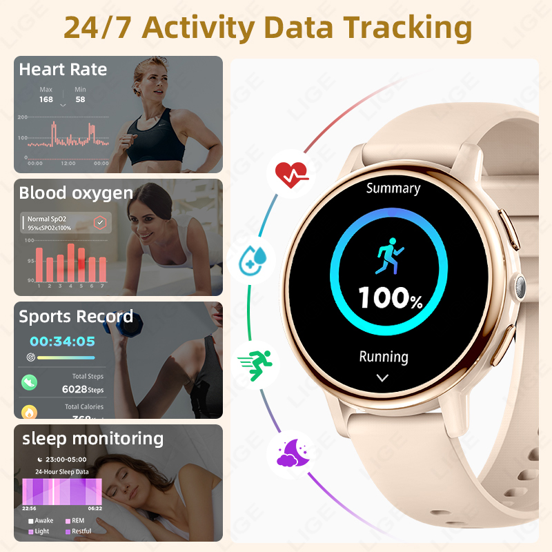 2026 LIGE Women Smart Watch Lu - Luxury Watch In The World 评论和价格