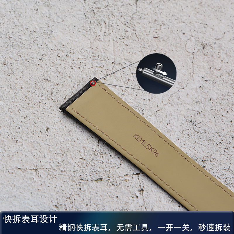 Genuine Leather Watch Strap fo - Cartier Watch Tank 评论和价格