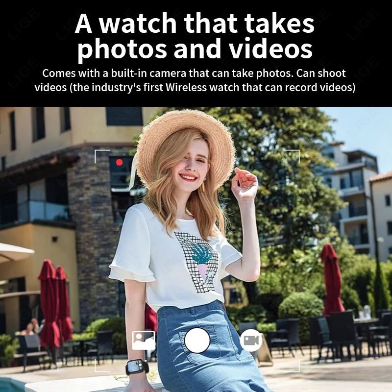 LIGE 512MB Camera Smartwatch 1 - Luxury Watch Makes 评论和价格