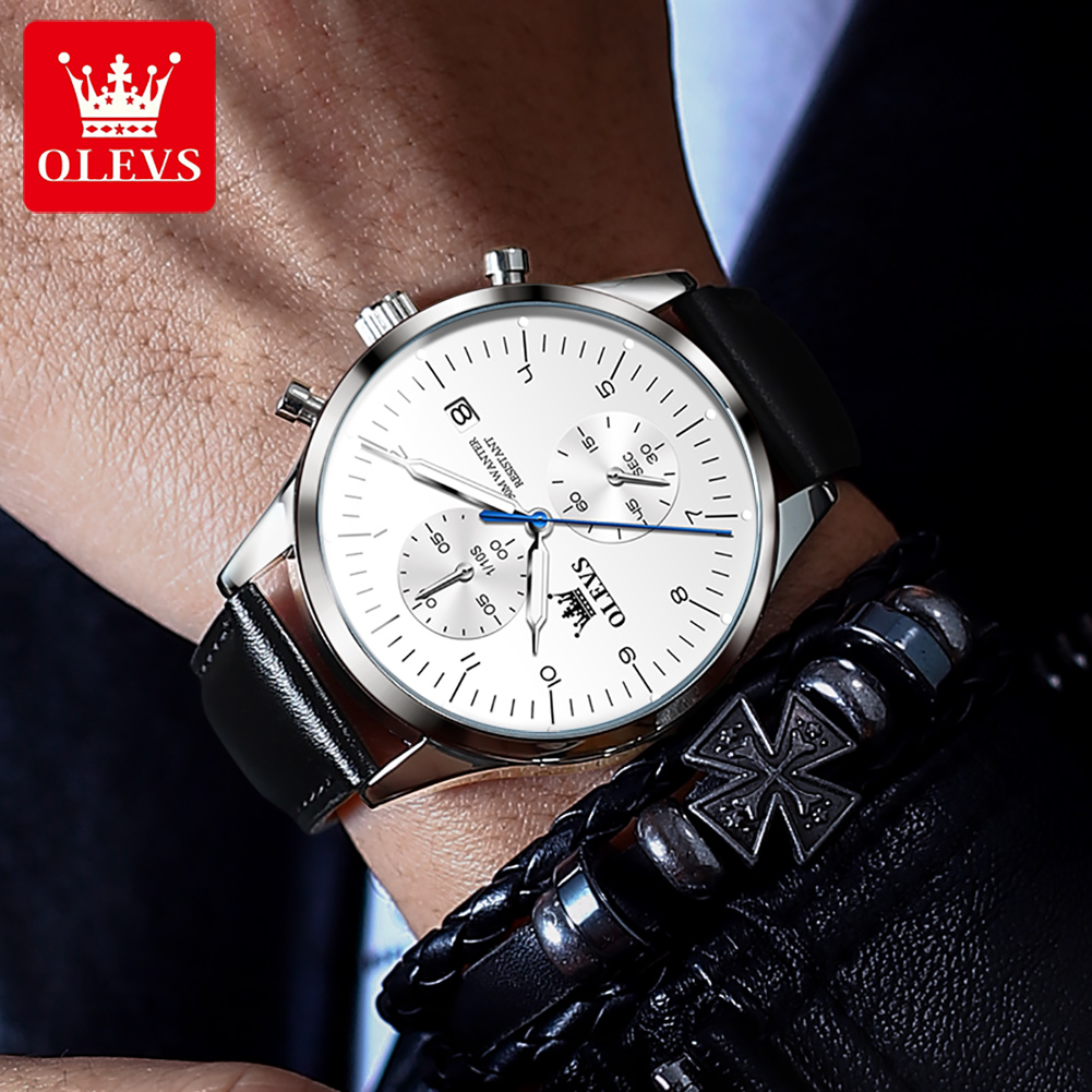 OLEVS Original Men's Watches T - Luxury Watch Longines 评论和价格