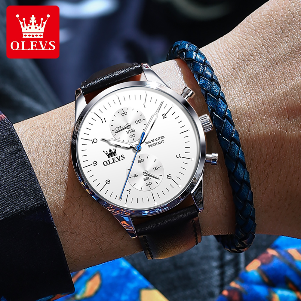 OLEVS Original Men's Watches T - Luxury Watch Longines 评论和价格