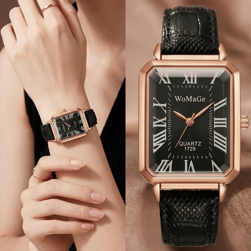 Fashion Rectangle Quartz Watch - Luxury Watch Brand For Women 评论和价格