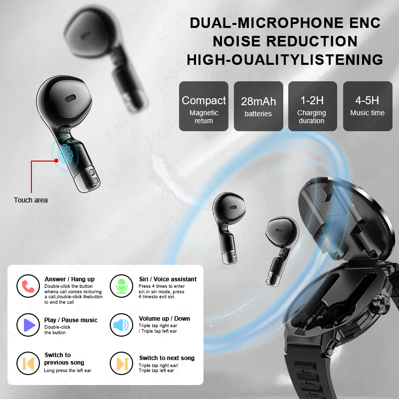 2025 Smart Watch TWS Wireless  - Luxury Watch In The World 评论和价格