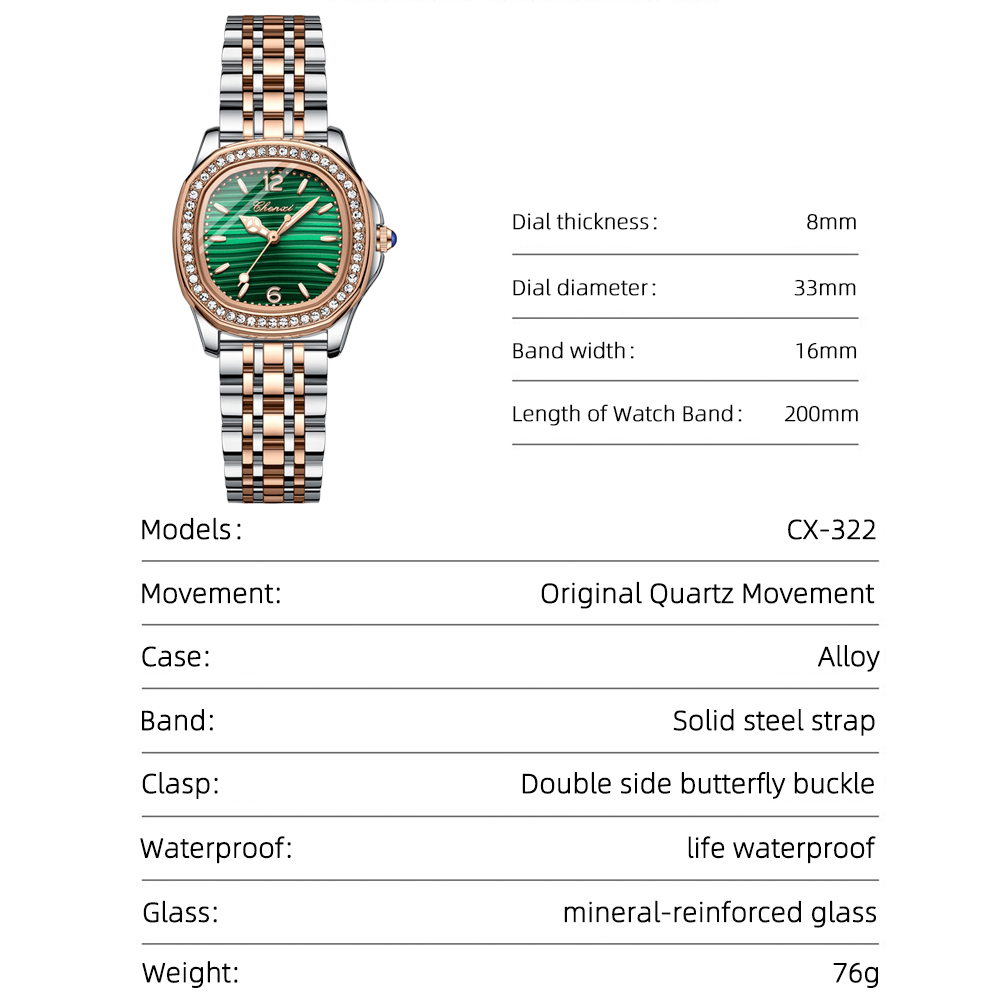 CHENXI Elegant End Luxury Wome - Luxury Watch Events 评论和价格