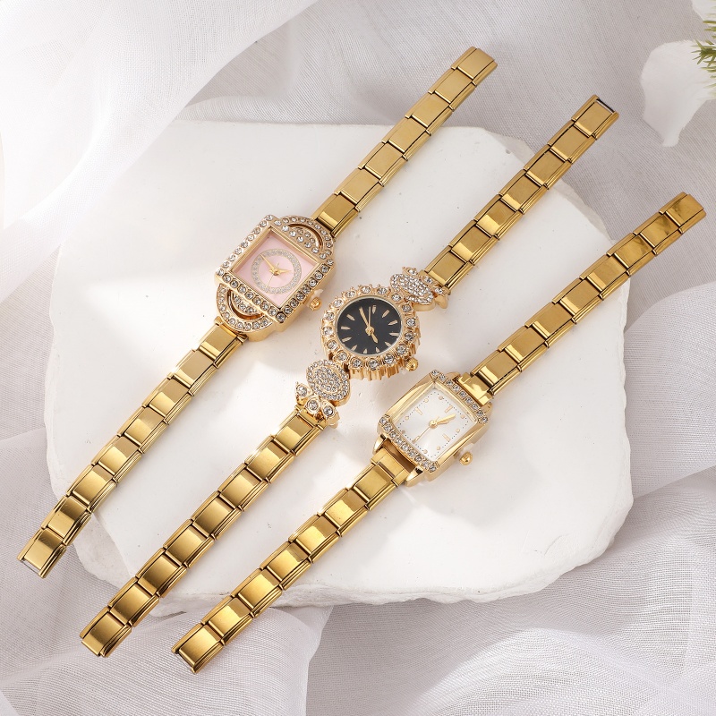Shiny Zircon Square Luxury Wat - Luxury Watch Makes 评论和价格