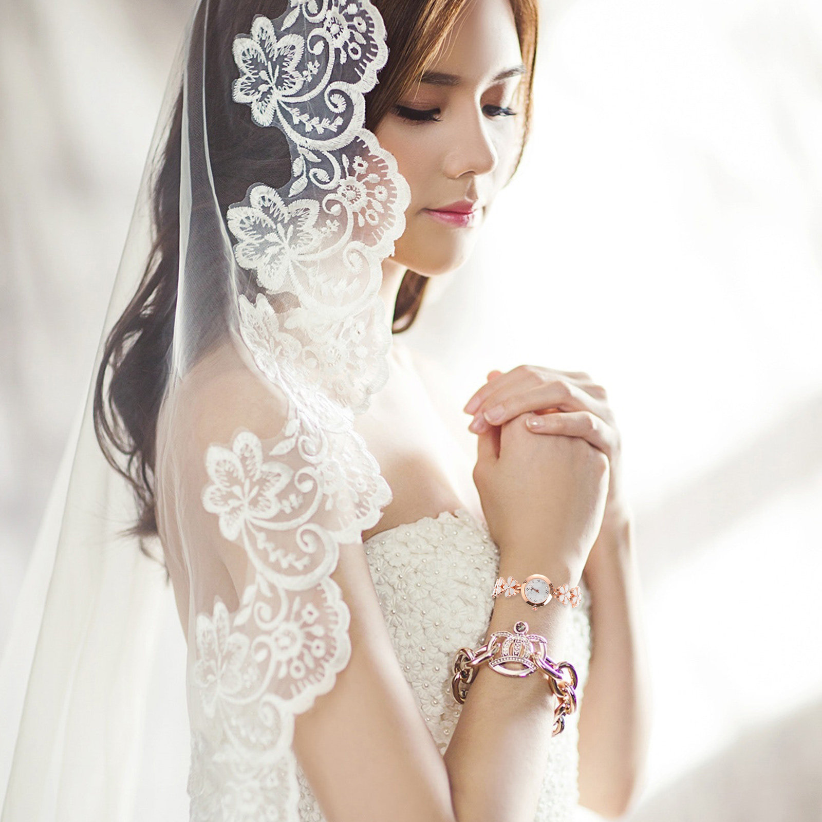 Elegant Crystal Quartz Bracele - Luxury Watch 评论和价格