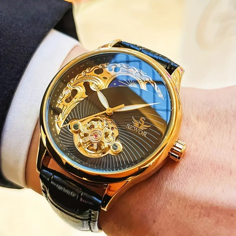 Luxurious Men's Automatic Mech - Luxury Watch Makes 评论和价格