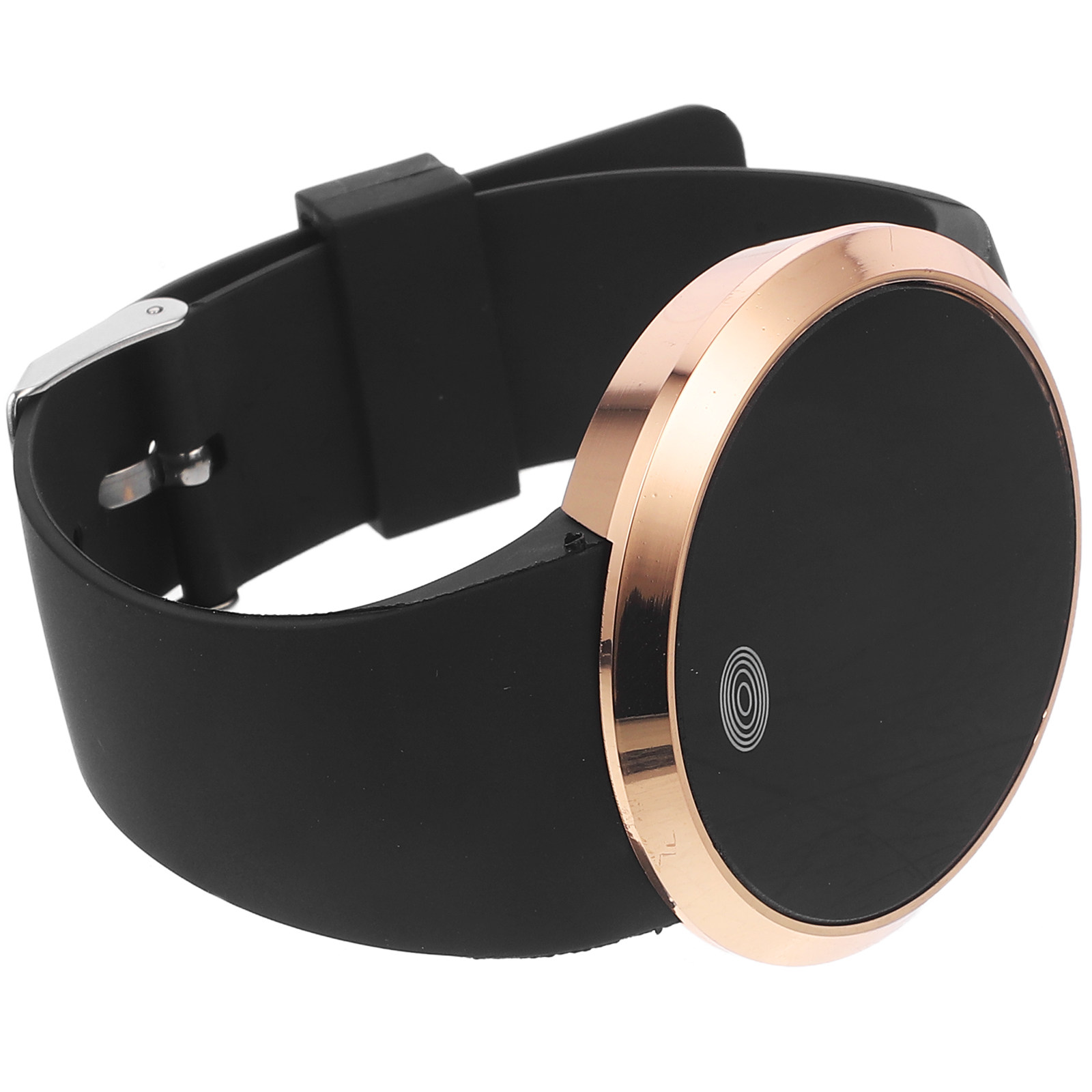 Men Women LED Alloy Wristbands - Luxury Watch Gold And Black 评论和价格