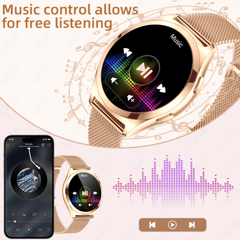 LIGE Luxury Smart Watch For Wo - Luxury Watch In The World 评论和价格