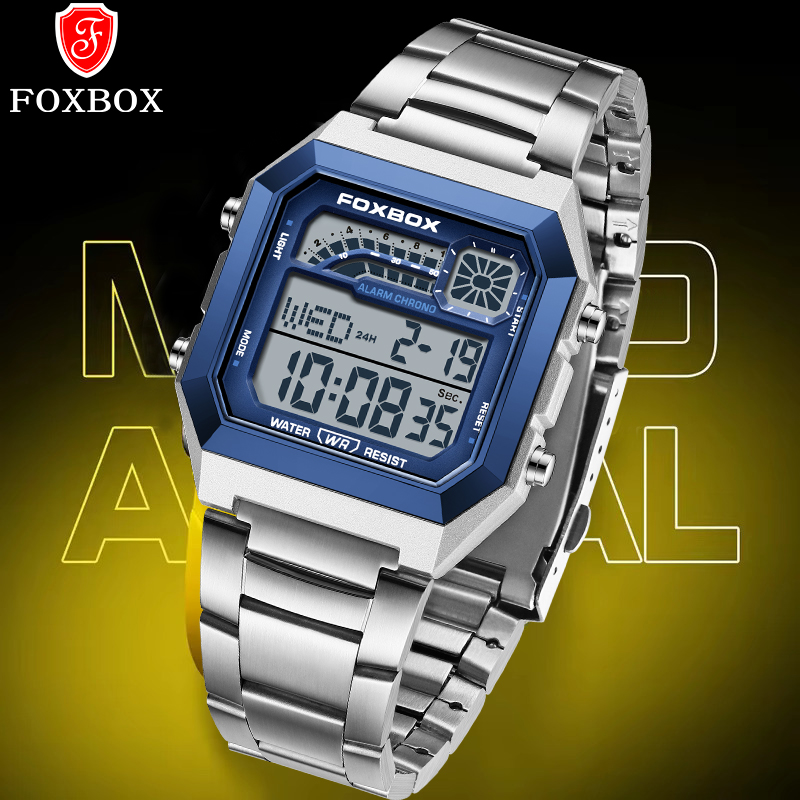FOXBOX Fashion Luxury Digital  - Luxury Watch For Men 评论和价格