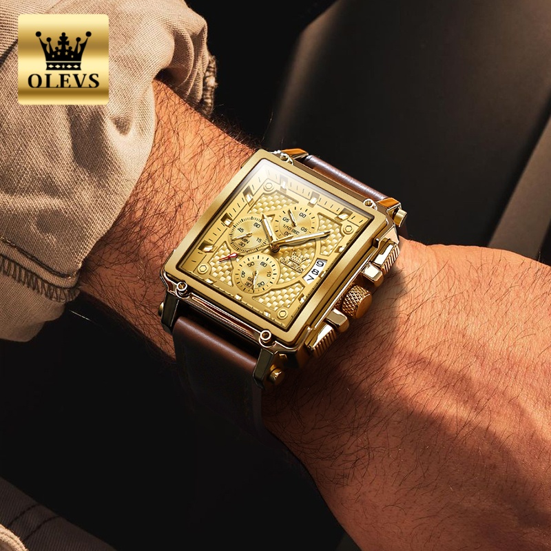 OLEVS Brand Mens Watches Water - Luxury Watch For Men 评论和价格