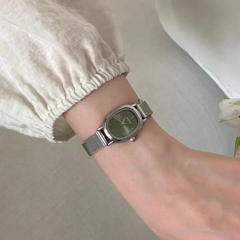 Small Oval Dial Green Watch Si - Luxury Watch Brand For Women 评论和价格